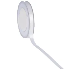 Double Faced Satin Ribbon; White